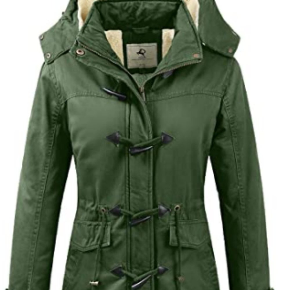 Women's Warm Winter Coat Hooded Fleece